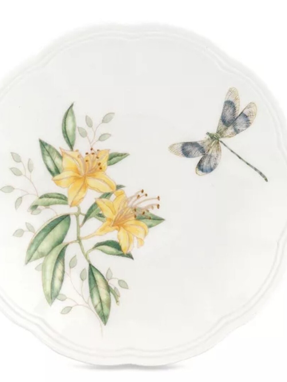 LENOX NEW SET OF 5 BUTTERFLY MEADOW PARTY PLATES
